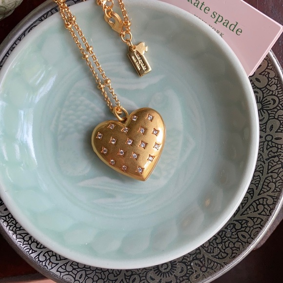 kate spade Jewelry - Kate Spade My Precious Heart Long Locket NWT